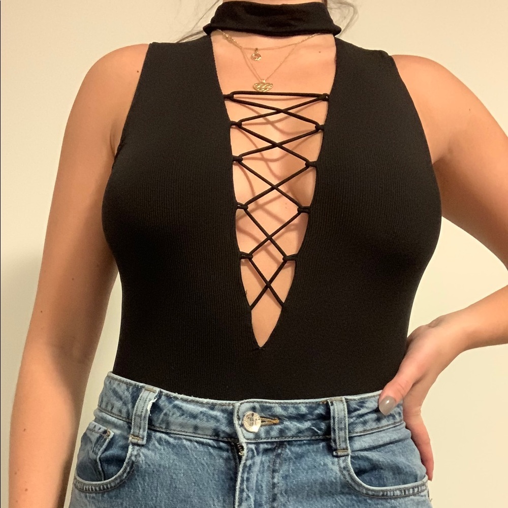 Forever 21 Black Bodysuit